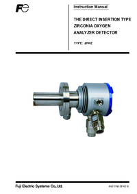 Thumbnail of document Manual - ZFKE Oxygen Detector